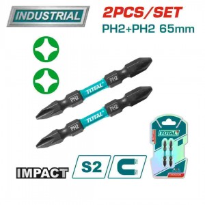 Bölüm,Maglumat Brend,TOTAL Model (Kod),TACIM72PH265 Görnüşi (Tip),PH2+PH2 (Iki taraply) Uzynlygy,65mm Materialy,Zarba çydamly ýokary hilli polat (Impact) Seriýasy,INDUSTRIAL (Senagat derejeli) Toplumdaky sany,10 sany
